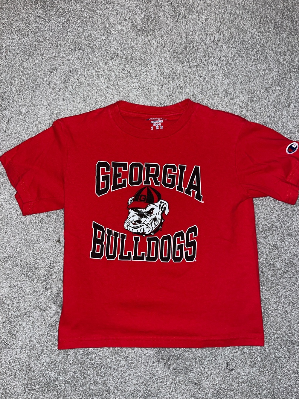 Vintage Champion Georgia Bulldogs youth small UGA T shirt 6/7